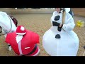 HORSERIDING IN INFLATABLE CHRISTMAS SUITS! HARLOW'S VLOGMAS!