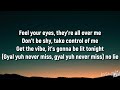 Sean Paul - No Lie (Lyrics) Ft Dua Lipa