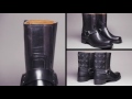 How Frye Harness Boots are made (30 seconds)