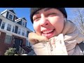 Weekly Vlog: rotina de au pair com muita neve, patinação no gelo e festas em NYC