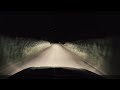 night drive.  creepy dirt roads.  virtual forest drive.