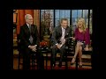 David Letterman helps bid farewell to Regis - Live with Regis Kelly 11/16/11 HQ stereo