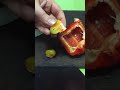 cutting up a CRAZY pepper