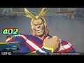 All might 400 hit combo 60%