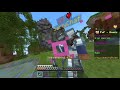 minecraft but I'm destroying my friend in duels