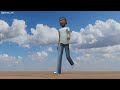 Walk cycle | Easy trick to make smooth walking animation using prisma3D