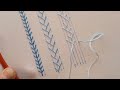 TEMEL NAKIŞ TEKNİKLERİ 6 | Y İĞNESİ VE KAZ AYAĞI TEKNİKLERİ  | FLY STITCH, FEATHER STITCH