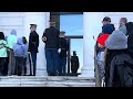 Samantha Smith at the Tomb of the Unknown Soldier