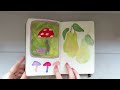 SKETCHBOOK TOUR 2022 - illustration & mixed media art #artvideo