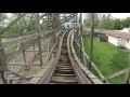 Timber Terror front seat on-ride HD POV @60fps Silverwood Theme Park
