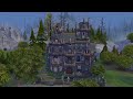 Gothic Vampire Mansion | The Sims4 Stop Motion Build | NoCC |【シムズ４建築】