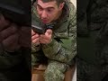 Russian officers kill their wounded Captive occupier