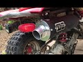 300ex Dg exhaust putting on and sound