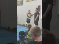 Tyler receives his white belt