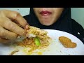 NIKMAT SEKALI MAKAN NASI PAKE LAUK AYAM SUIR PETE + CHICKEN NUGGETS #MUKBANG INDONESIA