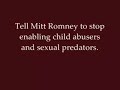 Mitt Romney: The Child Rapist's Best Friend