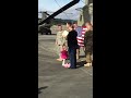 Anthony's re-enlistment ceremony