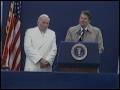President Reagan’s and Pope John Paul II Remarks at their Arrival in Alaska on May 2, 1984