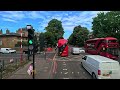 30 ° C/86 ° F Heatwave 2024 London Bus Ride: Herne Hill to Hackney Wick via Iconic Landmarks 🏰🌟