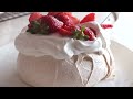 How to make meringue cake pavlovas(easy recipe)