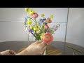 Ranunculus, Japanese little Delphinium | Home Flower Arrangement | 家居鮮花擺設