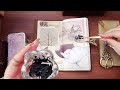 클래식과 함께 다꾸 1장 🤎 Decorating a Vintage Diary with music | Relaxing Video | Journal with me