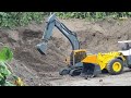 DIGGING AND LOADING TAMBANG PASIR. Great RC Wheel Loader, RC Truck, RC Excavator #rcexcavator #rc