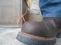 Hall's lineman boot crunch on a berry container